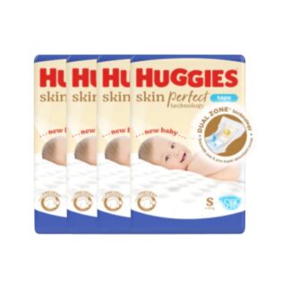 Подгузники на липучках Huggies Skin Perfect Technology Premium, размер S (HUGGIES Skin Perfect Technology Premium Tape Diapers Size S)