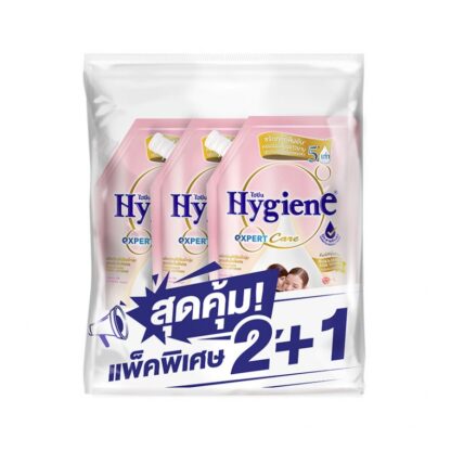 Кондиционер для белья Hygiene Expert Care «Цветущее прикосновение», розовый, концентрат, 480 мл (HYGIENE Expert Care Concentrated Softener Blooming Touch Pink 480ml)