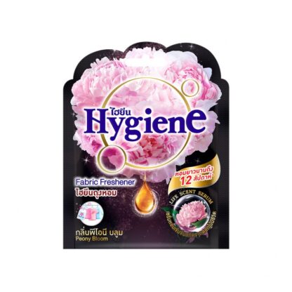 Ароматизатор для белья Hygiene «Цветение пиона», чёрный, 8 г (HYGIENE Fabric Freshener Peony Blooming Black 8g)