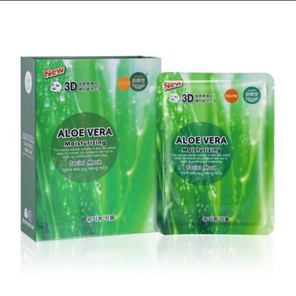 Увлажняющая тканевая маска для лица с Алое Вера (Aloe Face Mask 3D)
