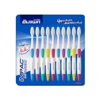 Зубные щётки Impac Soft & Clean с мягкой щетиной (Impac Soft & Clean Toothbrush Soft White)