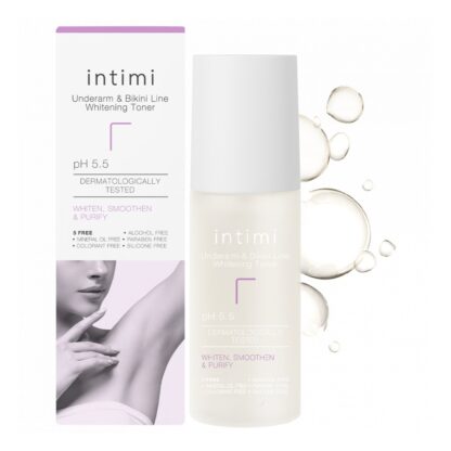Осветляющий тоник для подмышек и зоны бикини Intimi, 100 мл (Intimi Underarm & Bikini Line Whitening Toner 100 ml)