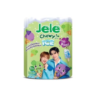 Жевательное желе Jele Chewy Ice со вкусом яблочно-виноградного сорбета, 108 г (Jele Chewy Ice Apple x Grape Sorbet 108g)