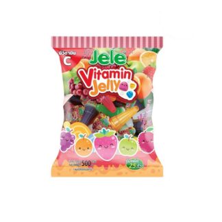 Желе Jele с витаминами (25 стаканчиков), 500 г (25 шт.) (Jele Vitamin Jelly 500g (25 cups))