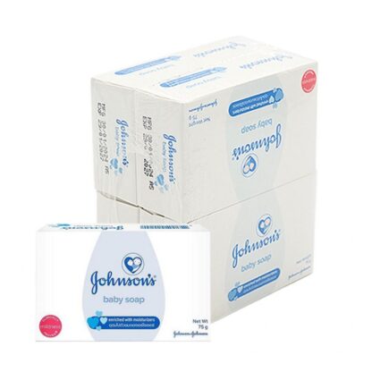 Детское мыло Johnson's Baby белое, 75 г, набор 4 шт. (JOHNSON'S Baby Bar Soap White 75g x4)