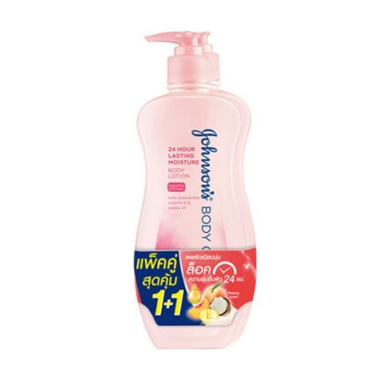 Лосьон для тела Johnson's Body Care 24 Hour Moisture Pink, 400 мл (Johnson's Body Care 24 Hour Long Lasting Moisture Lotion Pink 400 ml)