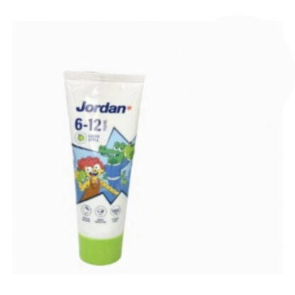 Детская зубная паста Jordan «Яблоко» для детей 6–12 лет, 75 г (Jordan Kids Toothpaste 6-12 years Apple 75 g)