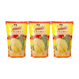 Хрустящий дуриан Khunmaeju Monthong, 95 г, набор 3 шт. (KHUNMAEJU Crispy Durian Monthong 95g x3)