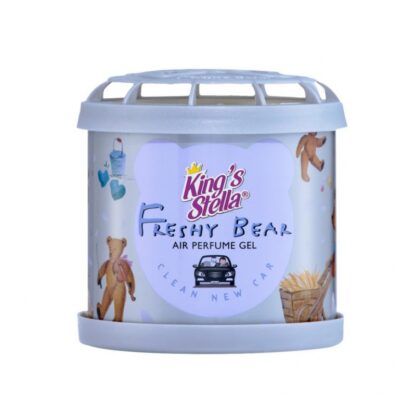 Гелевый ароматизатор King's Stella Freshy Bear «Новая машина», 80 г (KING'S STELLA Freshy Bear Air Perfume Gel Clean New Car 80g)