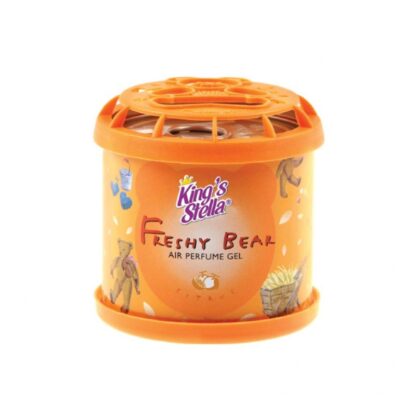 Гелевый ароматизатор King's Stella Freshy Bear Gel «Цитрус», 80 г (KING'S STELLA Freshy Bear Perfume Gel Citrus 80g)