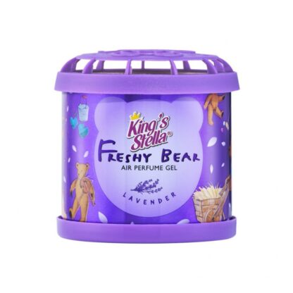 Гелевый ароматизатор King's Stella Freshy Bear Gel «Лаванда», 80 г (KING'S STELLA Freshy Bear Perfume Gel Lavender 80g)