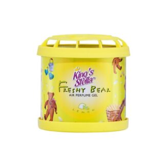 Гелевый ароматизатор King's Stella Freshy Bear Gel «Лимон», 80 г (KING'S STELLA Freshy Bear Perfume Gel Lemon 80g)