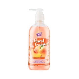 Жидкое мыло для рук King's Stella Hand Fresh Extra Mild с ароматом персика, 450 мл, 450 мл (King's Stella Hand Fresh Extra Mild Liquid Soap Peachy Peach 450ml)