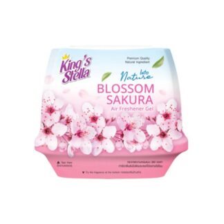 Гелевый ароматизатор King's Stella Into Nature «Цветение сакуры», 180 г (KING'S STELLA Into Nature Gel Blossom Sakura 180g)