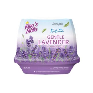 Гелевый ароматизатор King's Stella Into Nature «Нежная лаванда», 180 г (KING'S STELLA Into Nature Gel Gentle Lavender 180g)