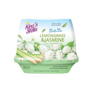 Гелевый ароматизатор King's Stella Into Nature «Лемонграсс и жасмин», 180 г (KING'S STELLA Into Nature Gel Lemongrass & Jasmine 180g)