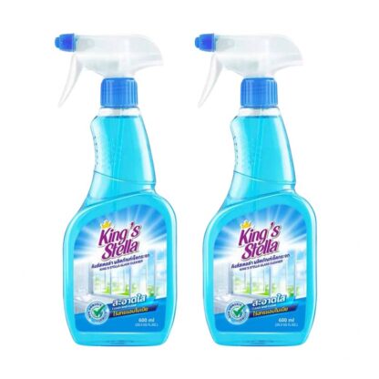 Спрей для окон King's Stella, 600 мл, набор 2 шт. (KING'S STELLA Window Cleaning Spray 600ml x2)