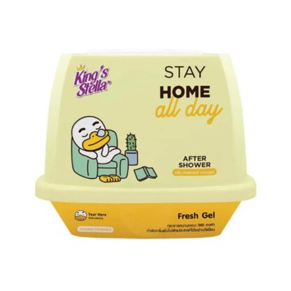 Гелевый ароматизатор King's Stella x Kakao Friends Fresh Gel «После душа», 180 г (KING'S STELLA x KAKAO FRIENDS Fresh Gel Air Freshener After Shower 180g)