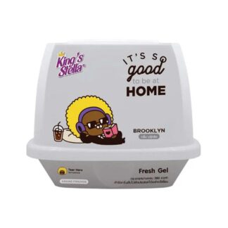 Гелевый ароматизатор King's Stella x Kakao Friends Fresh Gel «Бруклин», 180 г (KING'S STELLA x KAKAO FRIENDS Fresh Gel Air Freshener Brooklyn 180g)