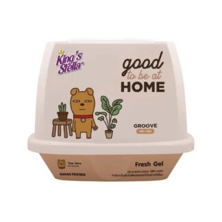 Гелевый ароматизатор King's Stella x Kakao Friends Fresh Gel «Грув», 180 г (KING'S STELLA x KAKAO FRIENDS Fresh Gel Air Freshener Groove 180g)