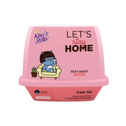 Гелевый ароматизатор King's Stella x Kakao Friends Fresh Gel «Сексуальная ночь», 180 г (KING'S STELLA x KAKAO FRIENDS Fresh Gel Air Freshener Sexy Night 180g)