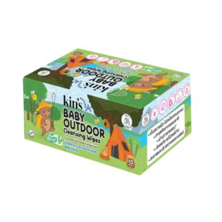 Влажные салфетки с цитронеллой Kin's Nature, 10 шт. (KIN'S NATURE Baby Outdoor Cleansing Wipes Citronella 10 sheets)