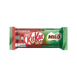 Вафельные батончики KitKat x Milo в шоколаде со вкусом солода, 14,5 г (KITKAT X MILO Wafer Fingers in Chocolate Malt 14.5g)