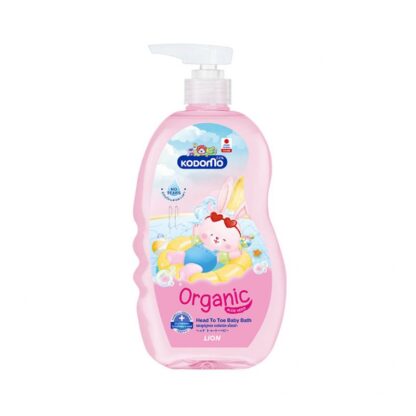 Детский гель для головы и тела Kodomo Hanabaki Pink, 800 мл (KODOMO Head To Toe Hanabaki Pink 800ml)