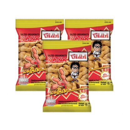 Солёный жареный арахис Kohkae, 95 г, набор 3 шт. (KOHKAE Peanut 95g x3)