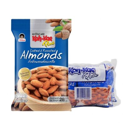 Миндаль солёный Kohkae Plus, 28 г, набор 6 шт. (KOHKAE Plus Salted Almond 28g x6)