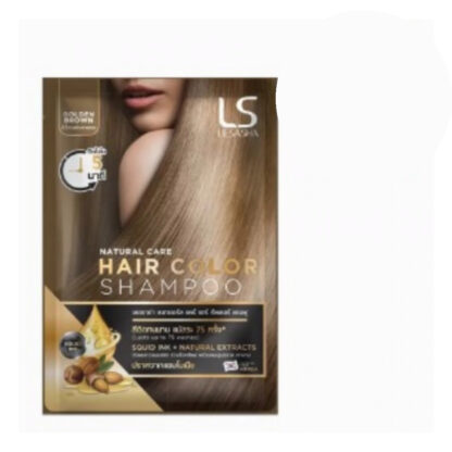 Оттеночный шампунь Lesasha Hair Color Shampoo Golden Brown, 30 мл (Lesasha Hair Color Shampoo Golden Brown 30 ml)