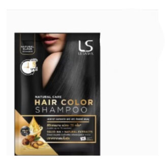 Оттеночный шампунь Lesasha Hair Color Shampoo Natural Black, 30 мл (Lesasha Hair Color Shampoo Natural Black 30 ml)