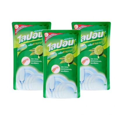 Средство для мытья посуды Lipon F «Лимон», 450 мл, набор 3 шт. (LIPON F Dishwashing Liquid Lemon 450ml x3)