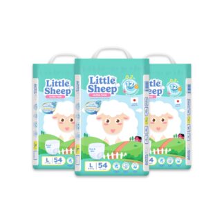 Подгузники-трусики Little Sheep, размер L, 54 шт. (LITTLE SHEEP Baby Diaper Pants L 54pcs)
