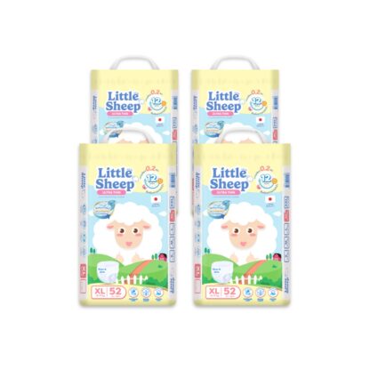 Подгузники-трусики Little Sheep, размер XL, 52 шт., набор 4 шт. (LITTLE SHEEP Baby Diaper Pants XL 52pcs x4)