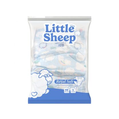 Подгузники на липучках Little Sheep Royal Soft, размер S, 1 шт. (LITTLE SHEEP Royal Soft Tape Diaper Size S 1pc)