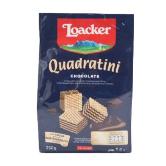 Вафли Loacker с шоколадным кремом, 250 г (LOACKER Wafer Chocolate 250g)