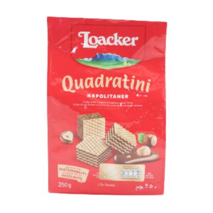 Вафли Loacker с лесным орехом, 250 г (LOACKER Wafer Hazelnut 250g)