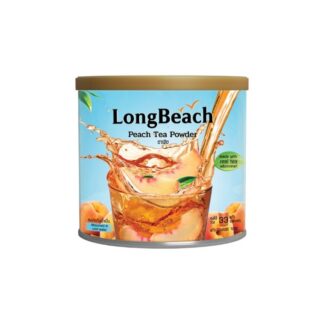 Растворимый персиковый чай LongBeach American Iced Tea в банке, 400 г (LongBeach American Iced Tea Peach Tea Powder Can 400 g)