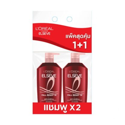 Шампунь L'Oréal Elseve Beauty Fall Resist, 400 мл, набор 2 шт. (L'Oréal Elseve Beauty Shampoo Fall Resist 400 ml x2)