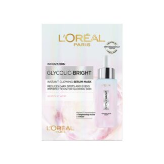 Тканевая маска-сыворотка L'Oréal Paris Glycolic Bright для сияния кожи, 22 г (L'Oréal Paris Glycolic Bright Instant Glowing Serum Mask 22 g)