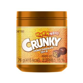Шоколадные шарики Lotte Crunky Ball, 76 г (LOTTE Chocolate Ball Crunky 76g)