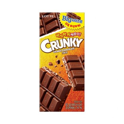Шоколад Lotte Crunky Crunch, 82 г (LOTTE Chocolate Crunky Crunch 82g)