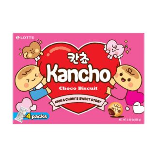 Печенье Lotte Kancho с шоколадной начинкой, 168 г (LOTTE Kancho Biscuit Choco 168g)
