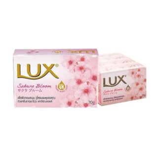 Мыло Lux Sakura Bloom с цветением сакуры, 70 г, набор 4 шт. (LUX Sakura Bloom Bar Soap 70g x4)