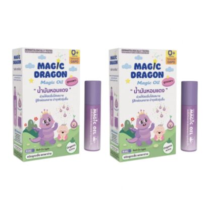 Роликовое масло красного лука Magic Dragon Baby, 9 мл, набор 2 шт. (MAGIC DRAGON Baby Natural Shallot Oil Roll-On 9ml x2)