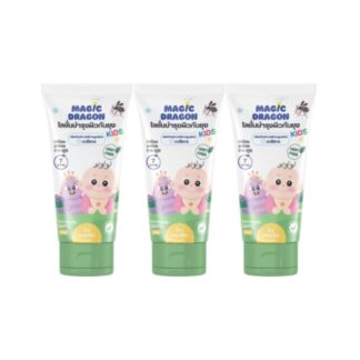 Лосьон от комаров Magic Mozzie для новорождённых, 1 тюбик (MAGIC DRAGON Magic Mozzie Lotion for Newborns, набор 3 шт. (G6PD friendly) x3)