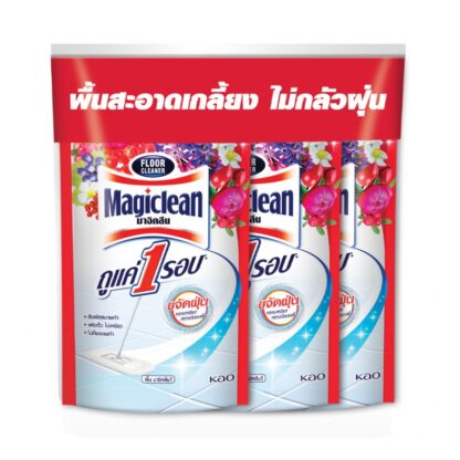 Средство для мытья полов Magiclean «Ягоды», 400 мл, набор 3 шт. (MAGICLEAN Floor Cleaner Berry 400ml x3)