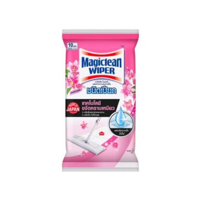 Влажные салфетки для мытья полов Magiclean Wiper «Цветущая лилия», 10 шт. (Magiclean Wiper Wet Sheet Lily Blossom 10 pcs)