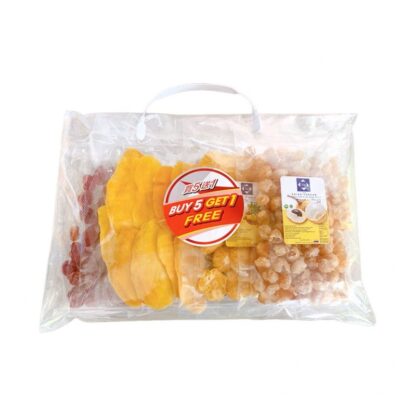Ассорти сушёных фруктов, 200 г, набор 6 шт. (Makro Dried Fruit Mix 200g x6)